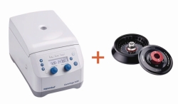 Microcentrifugeuse 5425 (IVD), avec boutons rotatifs, avec rotor &eacute;tanche aux a&eacute;rosols FA-24x2 et couvercle QuickLock&reg; Pro