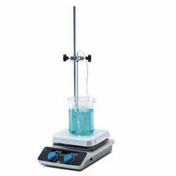 Agitateur magn&eacute;tique chauffant AREC 7 Digital Set, avec sonde de temp&eacute;rature, tige, pince