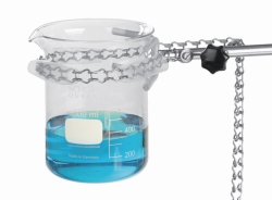 Pinza con cadena, acero/galvanizado