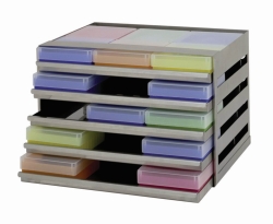 Schubfächerregal für Tiefkühlboxen B 35