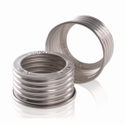 Schraubverschlüsse GL45, Aluminium, mit Öffnung