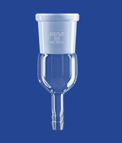 Übergangsstücke mit NS-Hülse, DURAN®-Rohr, gerade