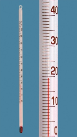Einfachtyp-Thermometer, Stabform, Eintauchtiefe total