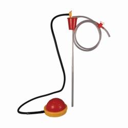 Bombas de pedal OTAL&reg;, PP, con tubo y llave de paso