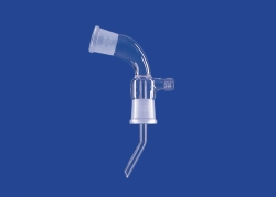 Adaptateurs pour r&eacute;cepteur de distillation selon Bredt, tube DURAN&reg;, courb&eacute;