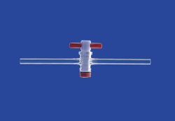 Einweg-Kegelhähne, Borosilikatglas 3.3, mit kapillaren Ansatzrohren