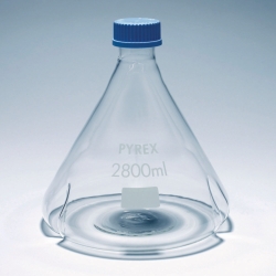 Fernbach Schikanekolben, Pyrex®, mit Schraubverschluss