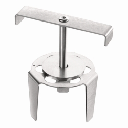 Support pour microtube pour Bécher de sonification BB 6, acier inox