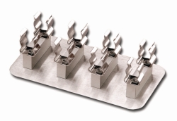 Placa de sujeción para matraces aforados