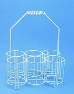 <B>Portafrascos, de alambre revestido de PE</B>
