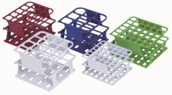 Gradillas para tubos de ensayo, OneRack®, POM, medio tamaño