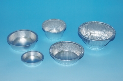 Coupelle ronde, en aluminium