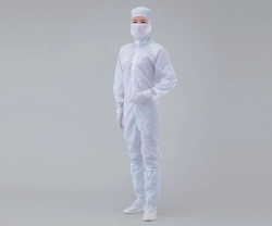 Overall for cleanroom ASPURE, polyester, with integrated hood