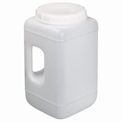 Weithalsbeh&auml;lter mit Griff, HDPE, mit Schraubverschluss