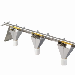 Dispositivo de vaciado, acero inoxidable