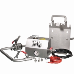 Entnahmesysteme für Lösemittel, Edelstahl, mit Auslaufbogen