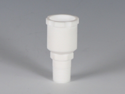Conectores con junta esmerilada, PTFE para tapas de reactores