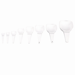 Cuchara de medición desechable, PS, blanca