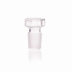 Hexagonal hollow stopper DURAN&reg;, short ground, flat